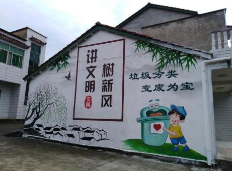 恭城墙绘是现在流行的墙体广告