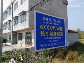 恭城墙体广告质量分析