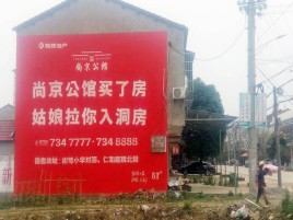 恭城墙体广告在乡镇、农村市场的媒体优势