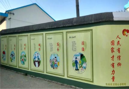 恭城文化墙施工攻略